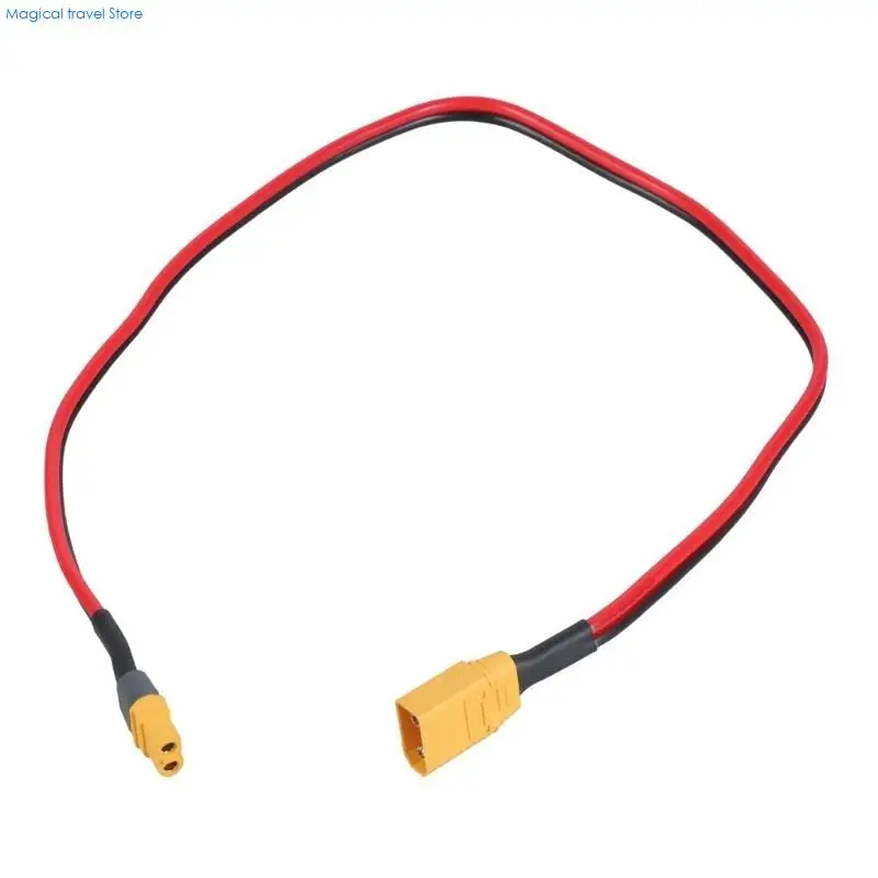 N2UB Female XT60 to Male XT90 Connection Cable for Photovoltaic Cells Model Aircraft