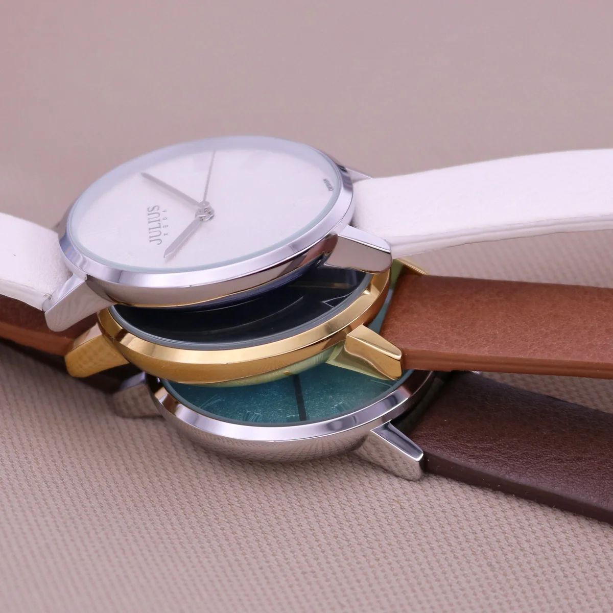 Minimalist Simple Commute Lady Women's Watch Miyota Quartz Fashion Elegant Hours Bracelet Real Leather Girl's Gift Box