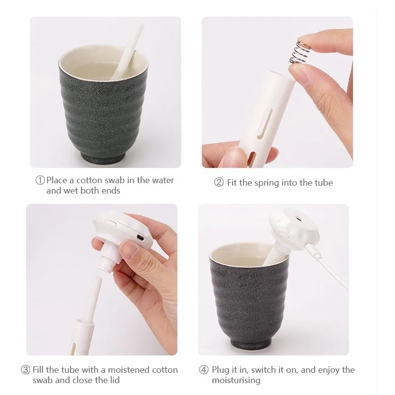 10Pcs/Pack Humidifier Filter Replacement Cotton Sponge Stick for Home Mini Humidifier Aroma Diffuser Mist Maker Air Humidifier