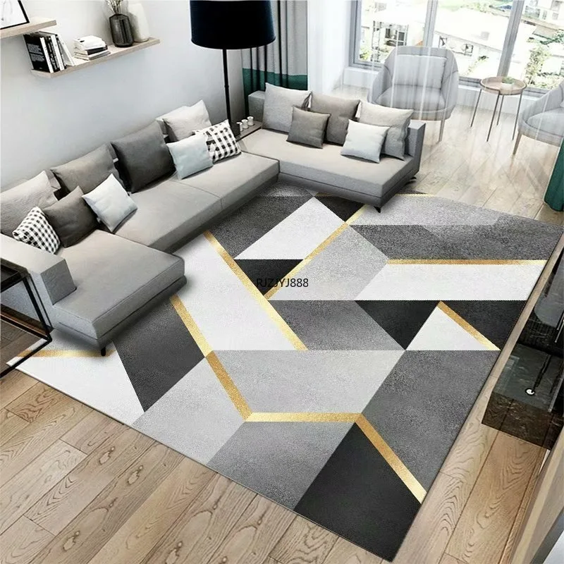 Nordic Home Living Room Large Area Carpet Washable Washable Floor Mat Bedroom Bedside Blanket Decoracion Hogar Moderno Carpet