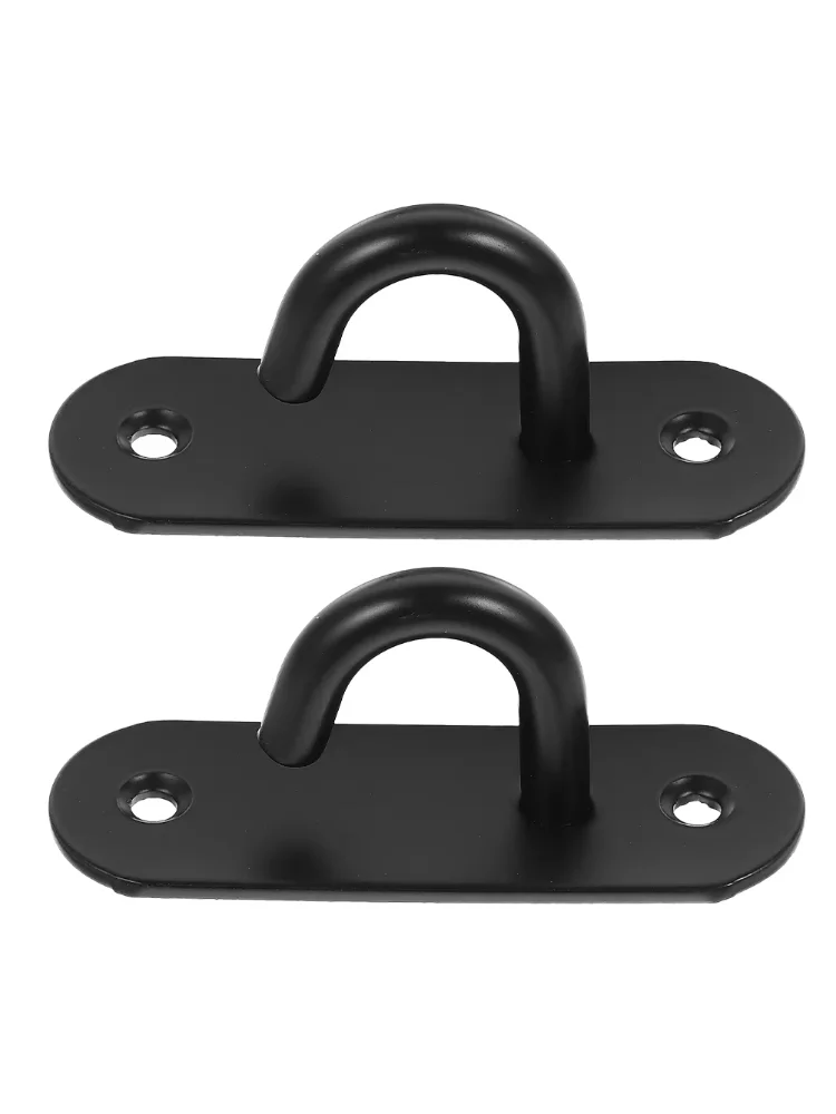 2 Pcs Wall Mounted Exercise Anchor 304 Stainless Steel Heavy Duty Resistance Band Wall Mount Hook For Ceiling Hanger Gym Yoga