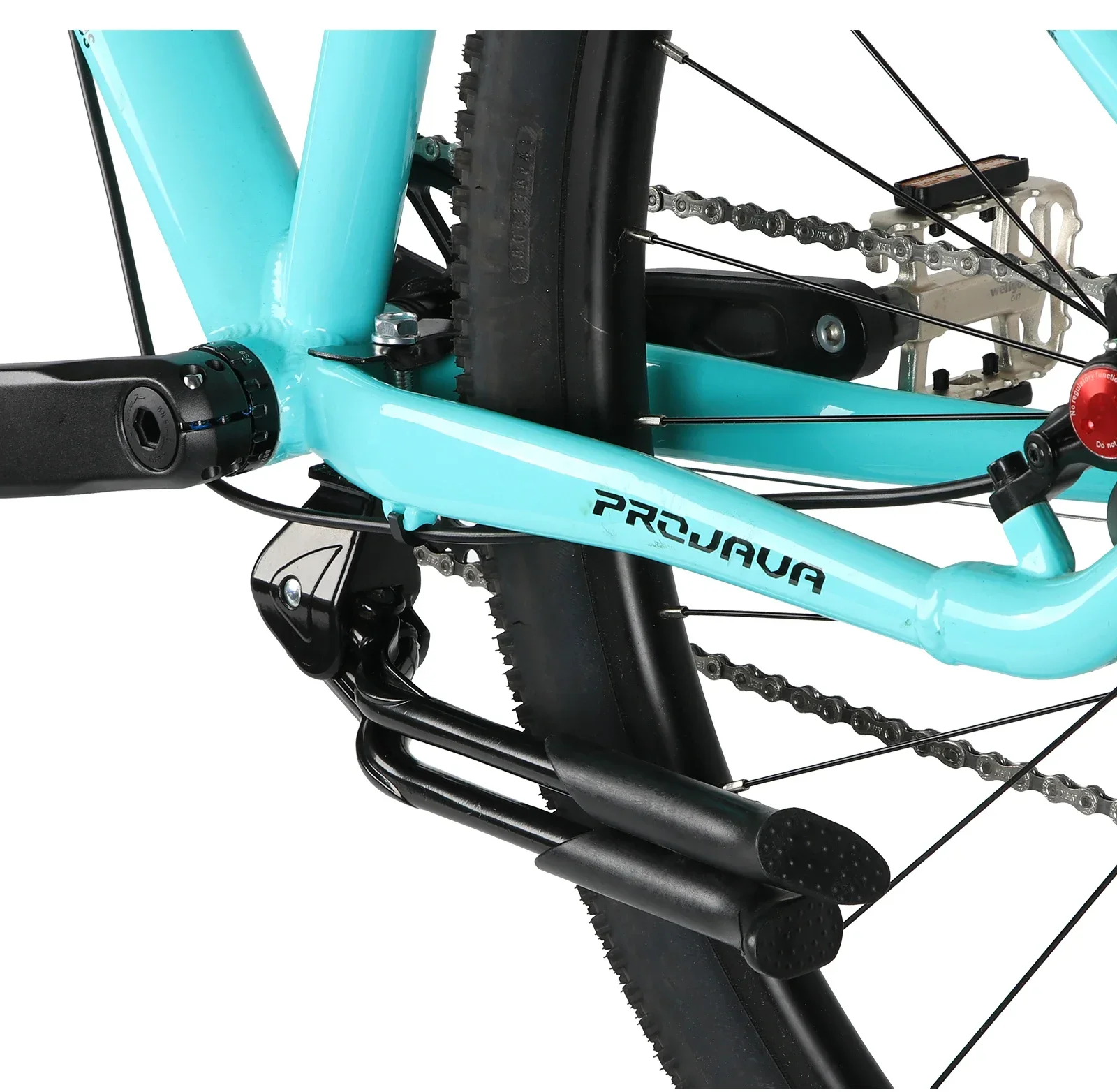 MEROCA Aluminiumlegierung Fahrrad-Doppelständer, verstellbarer Mittelständer, stabiler Parkständer für MTB, Rennrad, Faltrad. – Detail 10