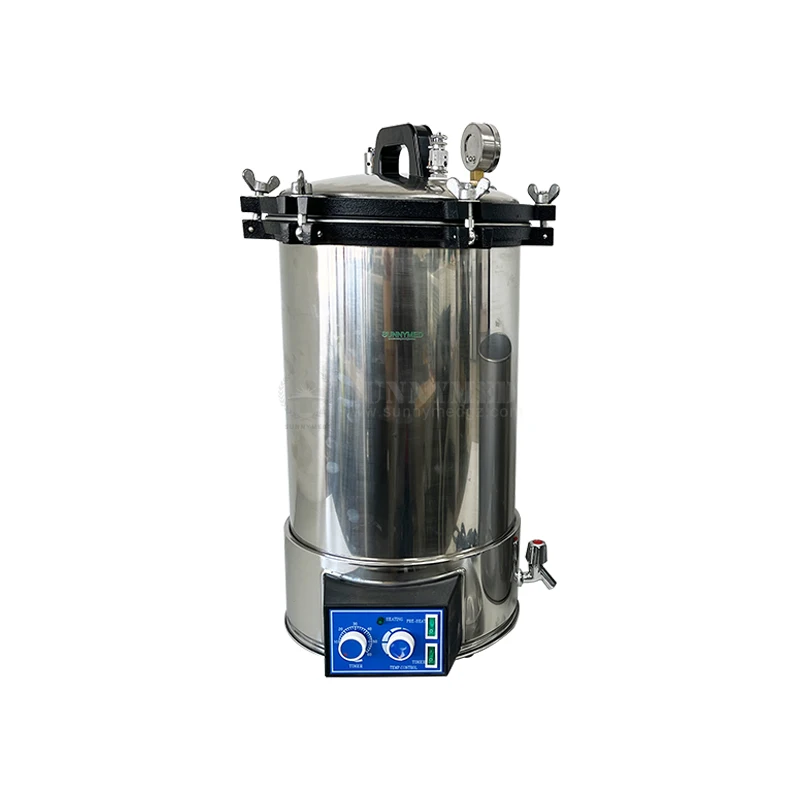 

SY-T005 Customer Favorite Cheaper Electric Coal 304 Stainless Steel Autoclave 18L 24L Portable Pressure Steam Sterilizer