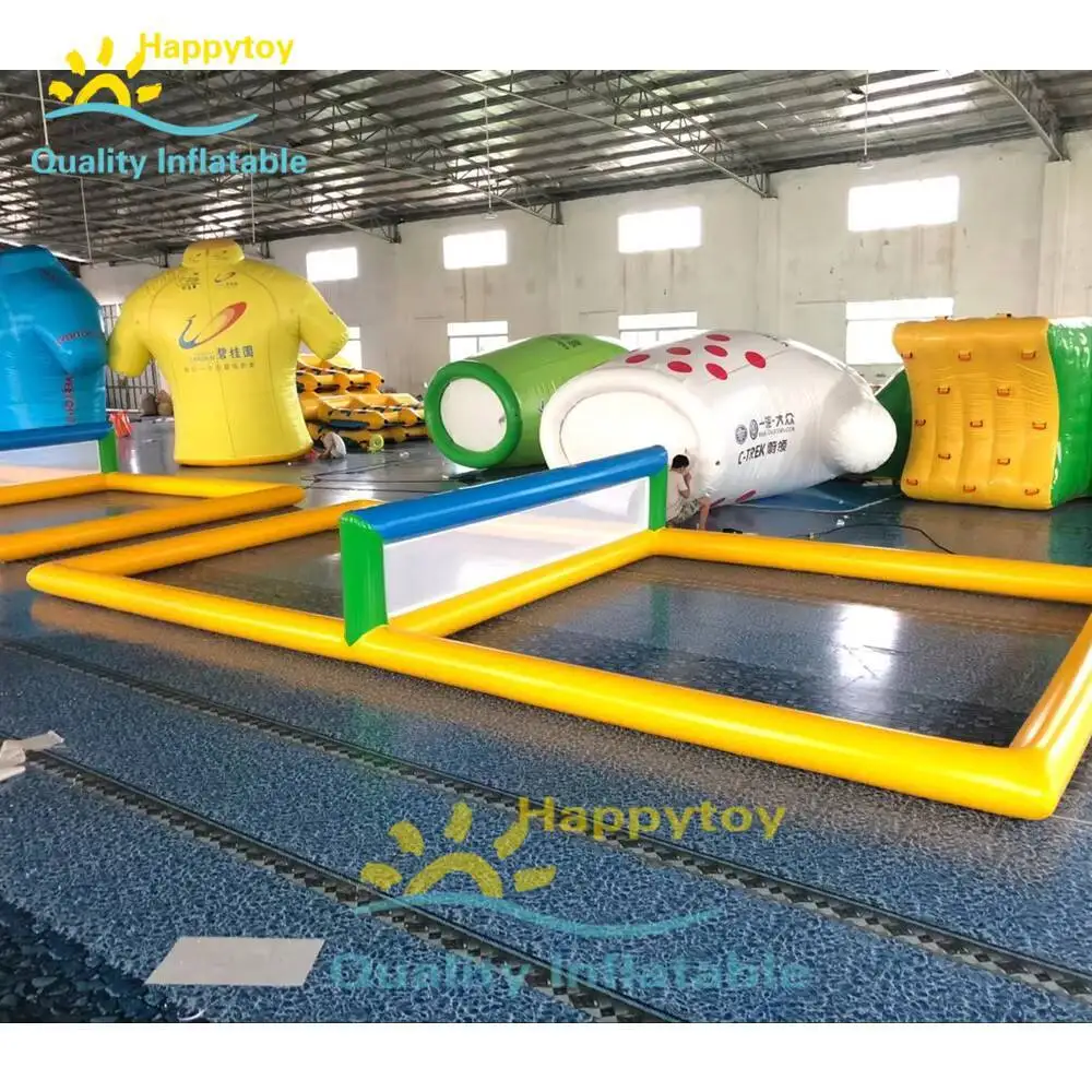 

Водные игры, спортивные игры, надувная плавающая водная площадка для волейбола