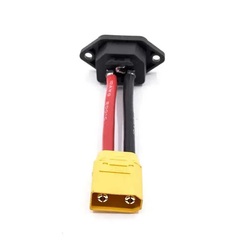 Männlich Weiblich XT60/XT90 zu C14 3pin Steckdose XT60 XT90 Batterie Auto Ladekabel Stecker Neue Energie E-bike Ladekabel – Detail 4