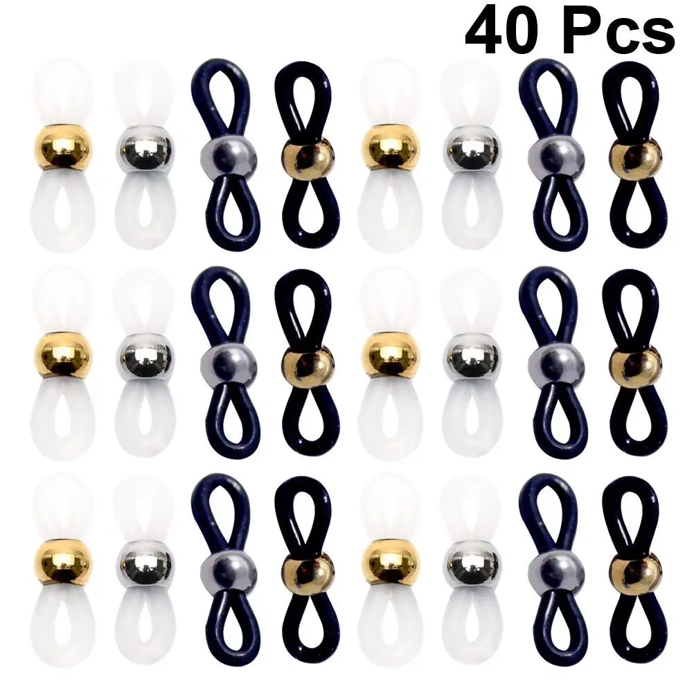 40 PCS Glasses Chain Accessories for Cord Man Child Bezel Clip Rope Holders Spectacle Strap