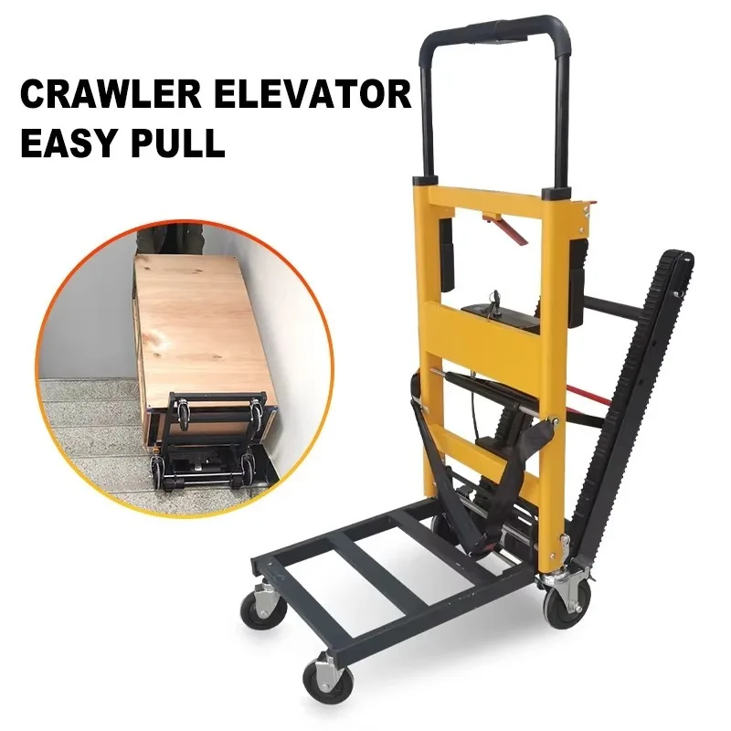 Foldable Electric Stair Climber Goods Handling, 180KG Load Capacity, W/ Lithium Battery|One-Man Operation Stair Climbing Trolley
