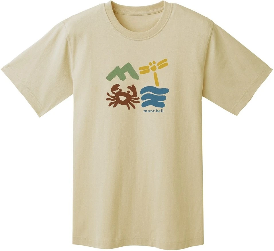 Mountain Stream Wildlife Graphic Tee Cotton Mens Womens T-Shirt Outdoor Casual Top