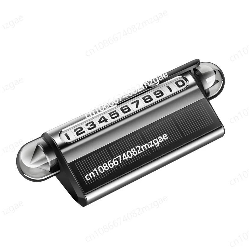 

Временный знак парковки Солнечная зарядка Светодиодный светильник Защитный молоток Регулировка ролика Номерная табличка