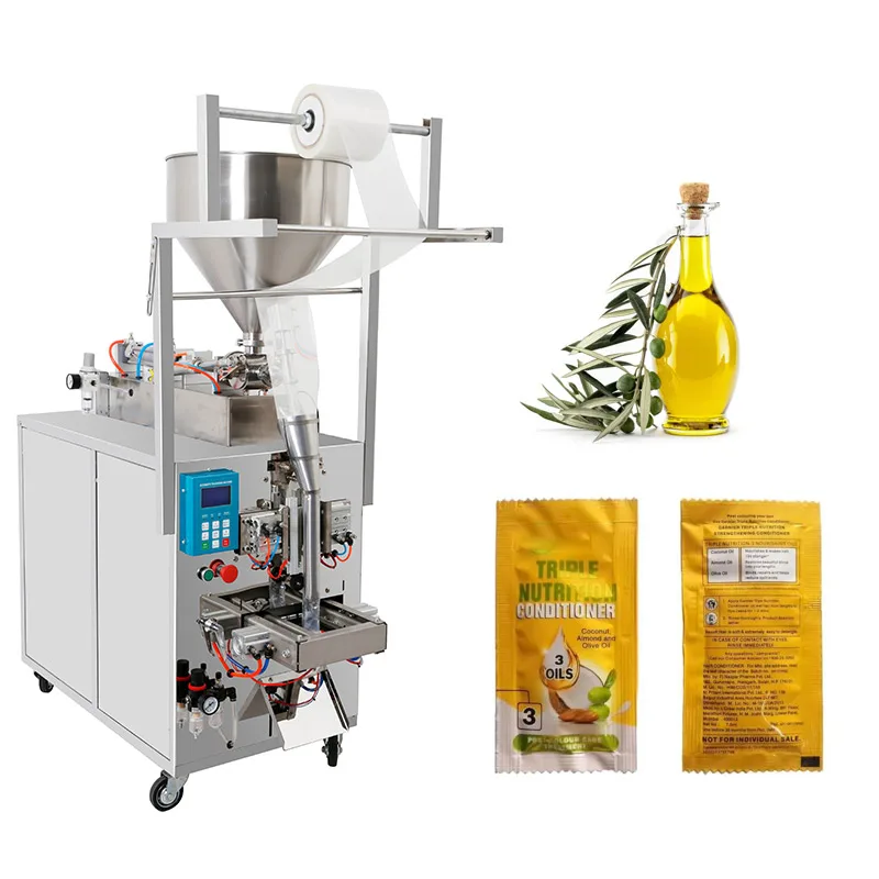 Multi-Function Automatic Vertical Hot Sachet Machine For Honey Paste Tomato Sauce Liquid Yogurt Fruit Pulp Mango Foods Bags Film