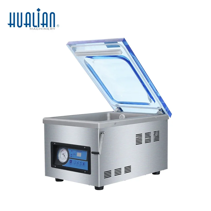 HVC-260T/1A HUALIAN Multifunctional Single Chamber Kitchen Food Vacuum Sealing Sealer Machine