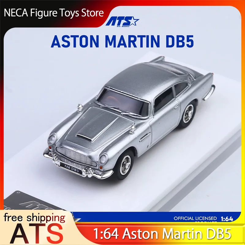

ATS 1:64 Aston Martin DB5 Diecast Model Car Official Licensed Replica With Display Case Toy Gift For Adults & Fans In Stock