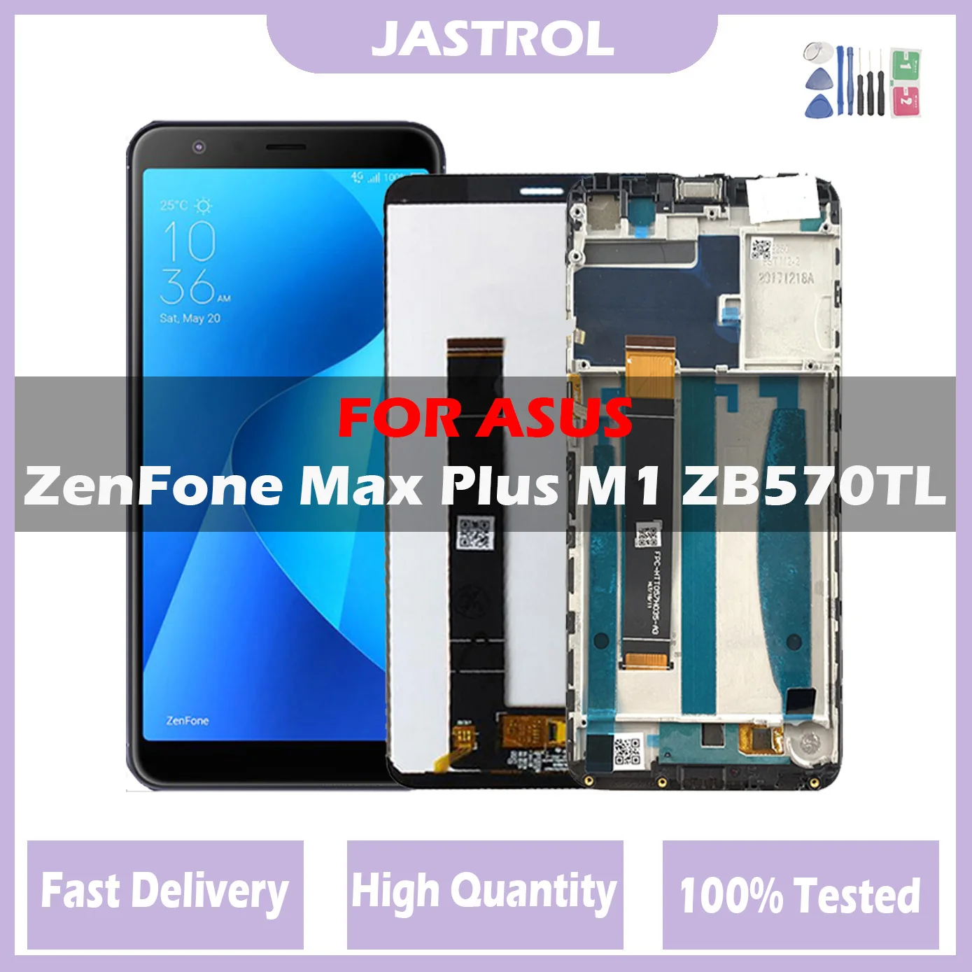 

5.7" Original LCD For ASUS ZenFone Max Plus M1 ZB570TL X018DC X018D LCD Display Touch Screen Digitizer Assembly with Frame