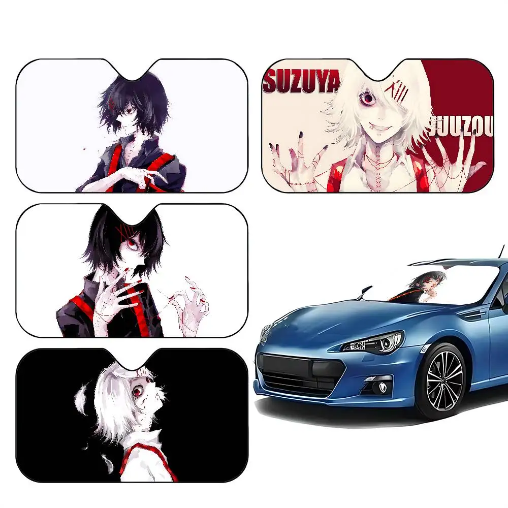 

Tokyo Ghoul Suzuya Juuzou Car SunShade Car Sunshade Covers Cover Universal Windscreen Folding Visor
