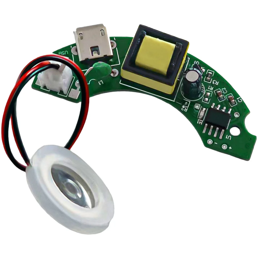 Single Spray USB Humidifier Driver Board Module DC5V Input for Home Plants Reptile Tanks and Lab Misting Applications