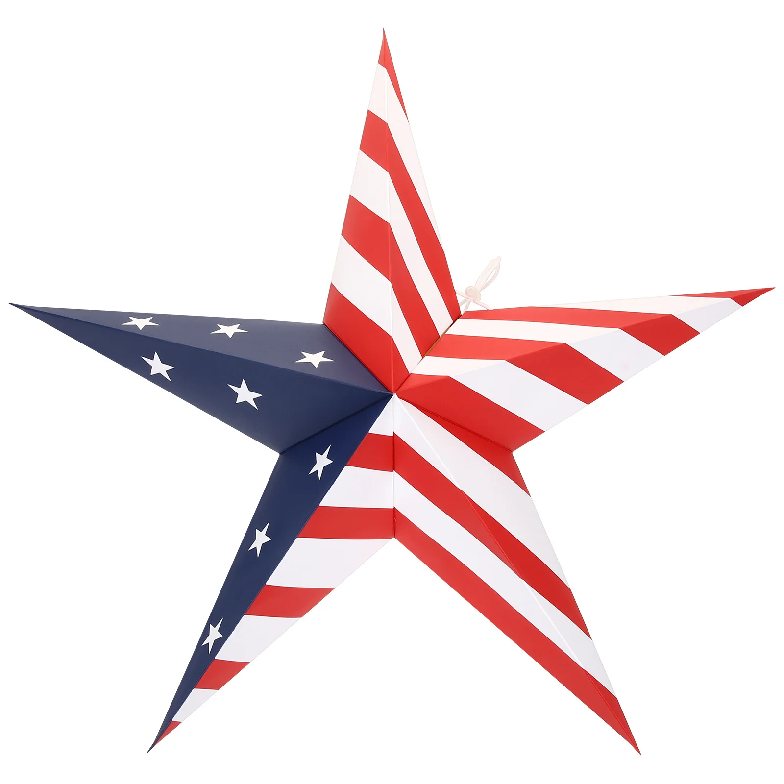 

Folding Paper Star Lampshade Hanging Lamp Shade Durable Paper Material Romantic Warm Atmosphere Bedroom Living Room