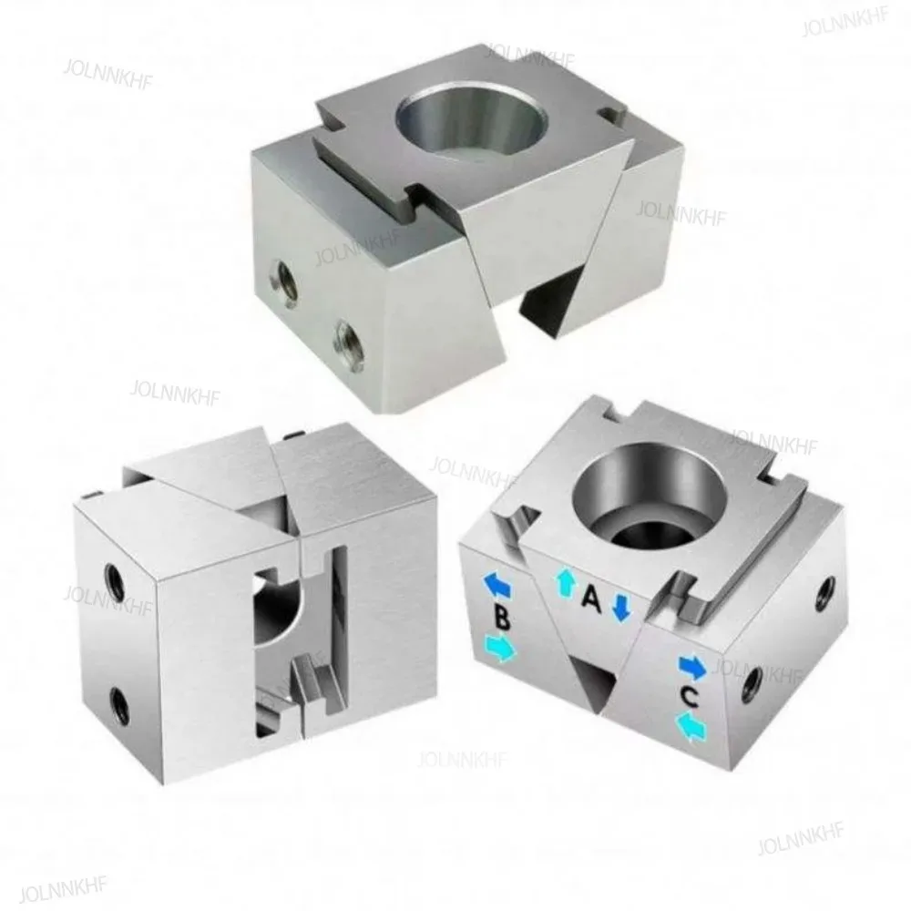 Precision Modular Single Vise CNC M6 M10 Mini OK Vise Smooth Jaw Wedge-Type Clamping Element for Machine Tools Accessory