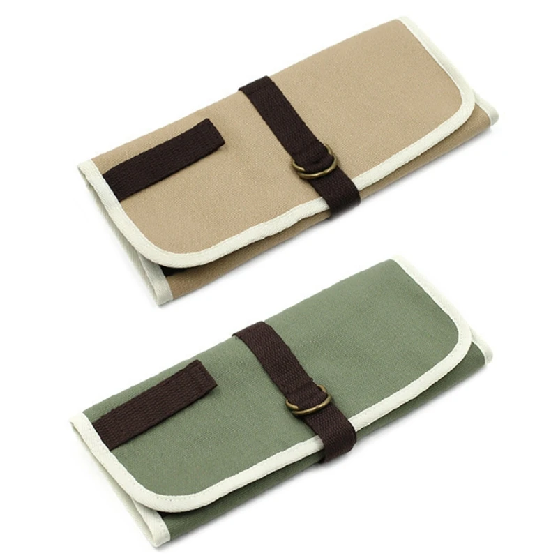 Folding Portable Tableware Storage Bag Outdoor Camping Cookware Holder Hanging