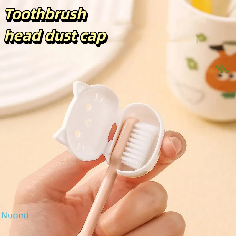 

Cat Shape Toothbrush head dust cap Cartoon Toothbrush Head Covers Travel Portable Toothbrush Head Case Bathroom Supplies Clip
