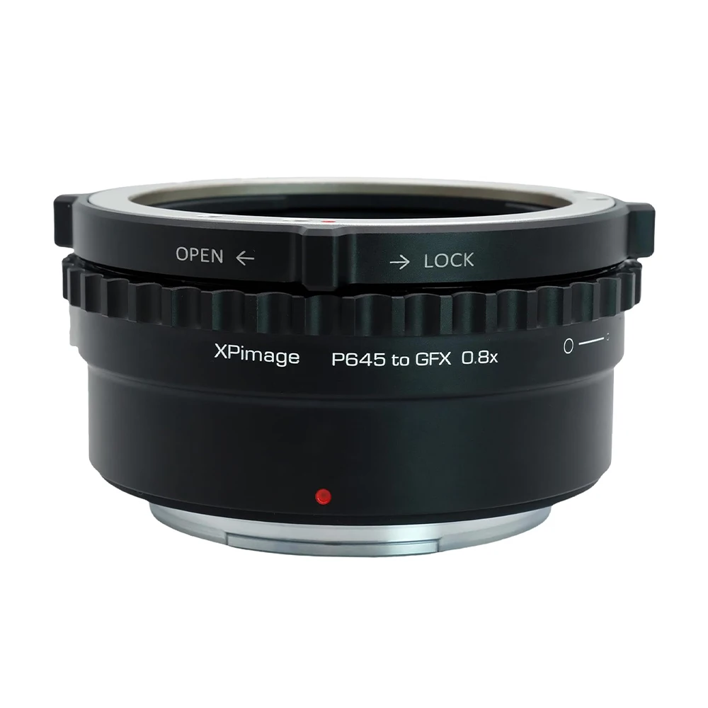 XPIMAGE P645 to GFX 0.8x Focal Reducer Lens Adapter for Pentax P645 Mount Lens to Fujifilm GFX 50R 50S 50SII 100S 100SII 100II