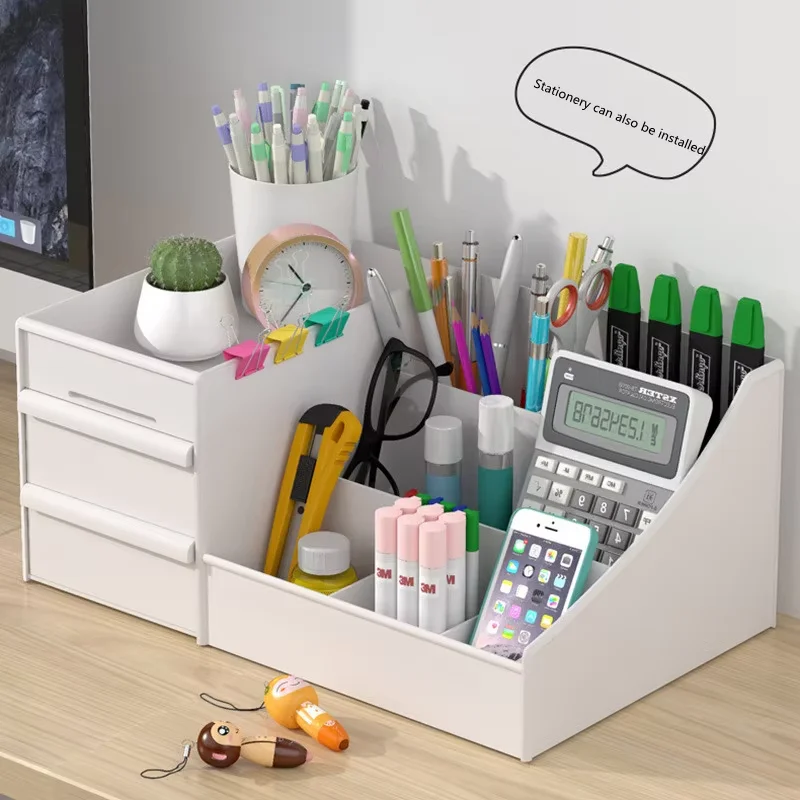 

Cosmetics storage box Large capacity countertop storage box Used for storage drawers desktop skin care jewelry storage rack