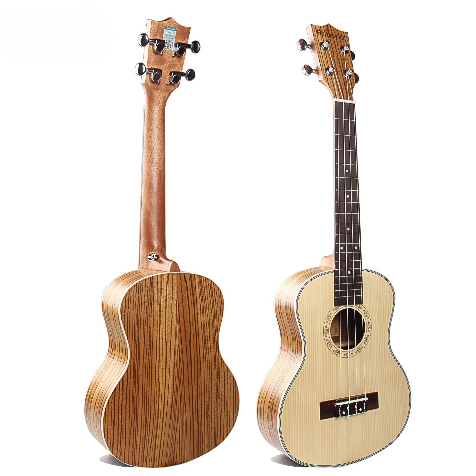 China Wholesale Accepts Custom Of High Quality Tenor 26 Inch Spruce Top Zebrawood Back Matte Ukulele Toy