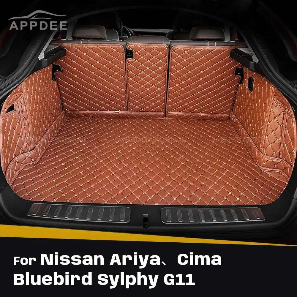 

Для Nissan Ariya Cima Bluebird Sylphy G11 авто полное покрытие коврик в багажник автомобильный защитный коврик грузовой вкладыш аксессуары для интерьера