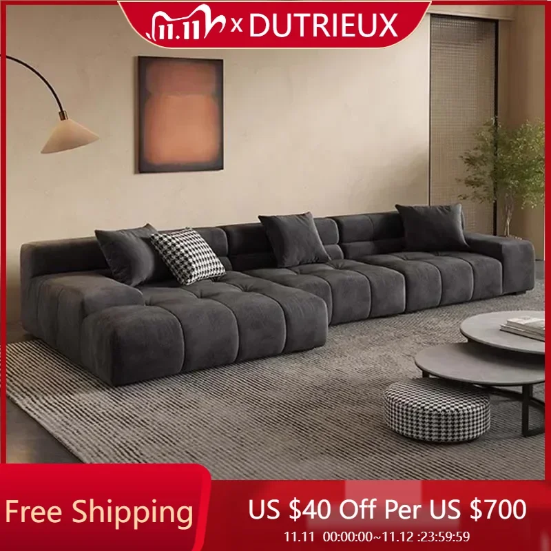 

Fabric Corner Sofas Fliving Room Minimalist Puff Living Room Sofas Comfortable Elegant Divano Soggiorno Modern Furniture