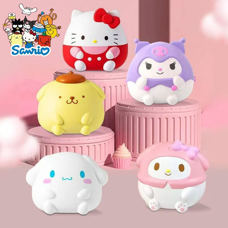 Sanrio Hello Kitty Decompression Toys Kuromi Cinnamoroll Squeeze Slow Rebound Sensory Toy Hand Pinch Fidget Toys Heal Gift