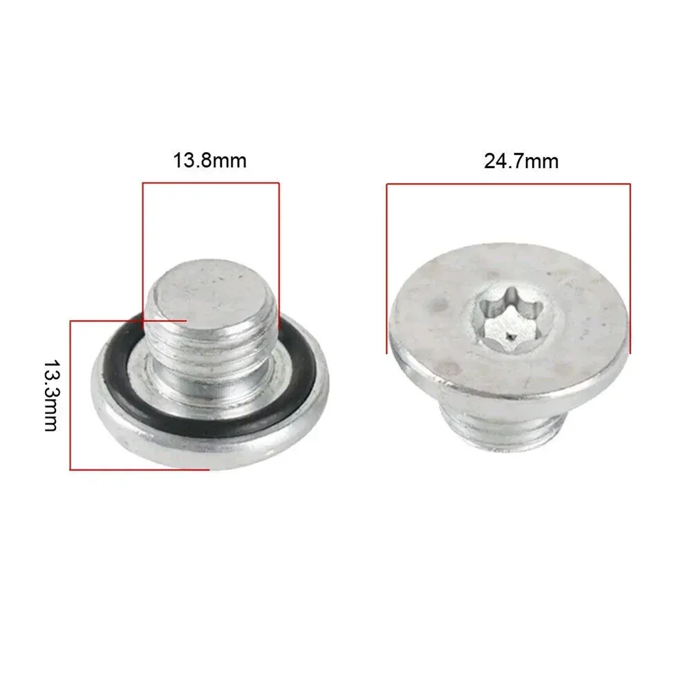 Car Accessories Oil Drain Plug 14x25mm 90502556 Aluminium Alloy Silver Tone For Opel Corsa/Zafira 90502556 New