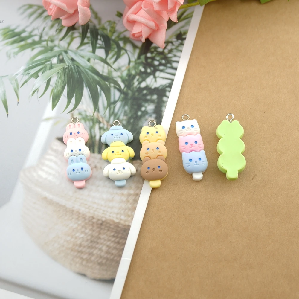 Cute Cartoon Cat Frog Charms for Earring Bracelets Jewelry Making DIY Pendants Wholesale Bulk