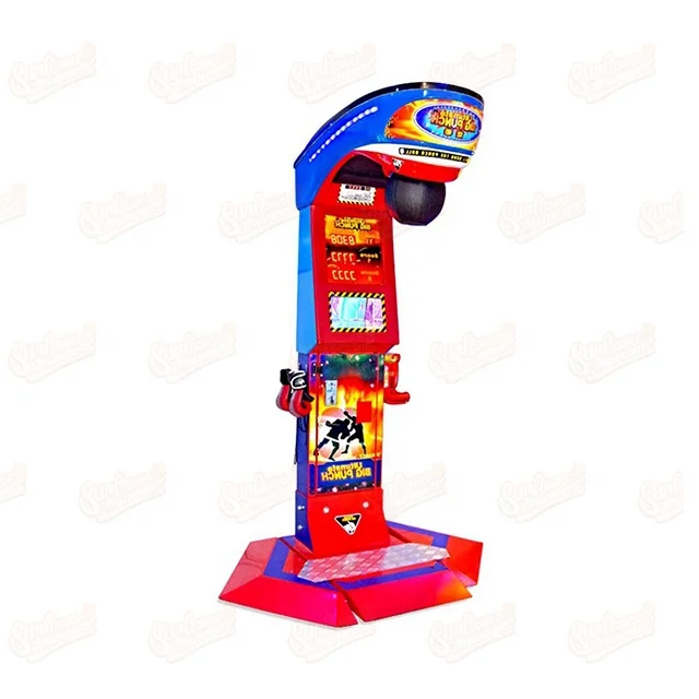 Arcade Electronic Coin Operated Games Punch Boxing Arcade Machine Punching Bag Game Machine