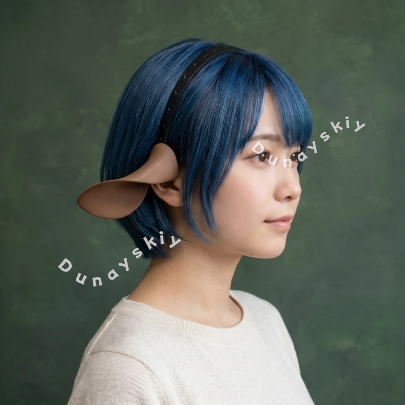 

Zenless Zone Zero Lucia Elowen Cat Ears Large Elf Ear Headband Cosplay Prop Accessory Adjustabl Convention Halloween Party Wear