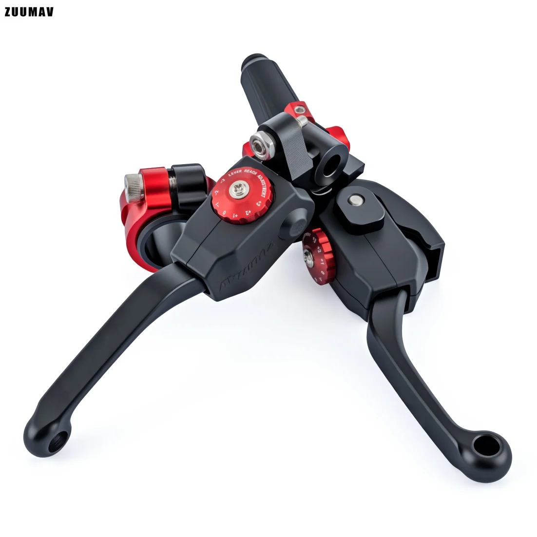 ZUUMAV CNC 6061 Foldable Brake & Clutch Levers, 22mm Pit Dirt Bike Handlebars | Fit KAYO BOSUER KOSHINE SYINGs