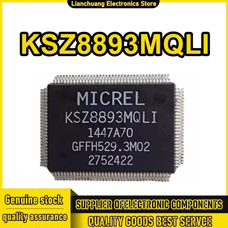 

KSZ8893MQLI [IC MANAGED SWITCH 10/100 128PQFP] Чип контроллера Ethernet в наличии