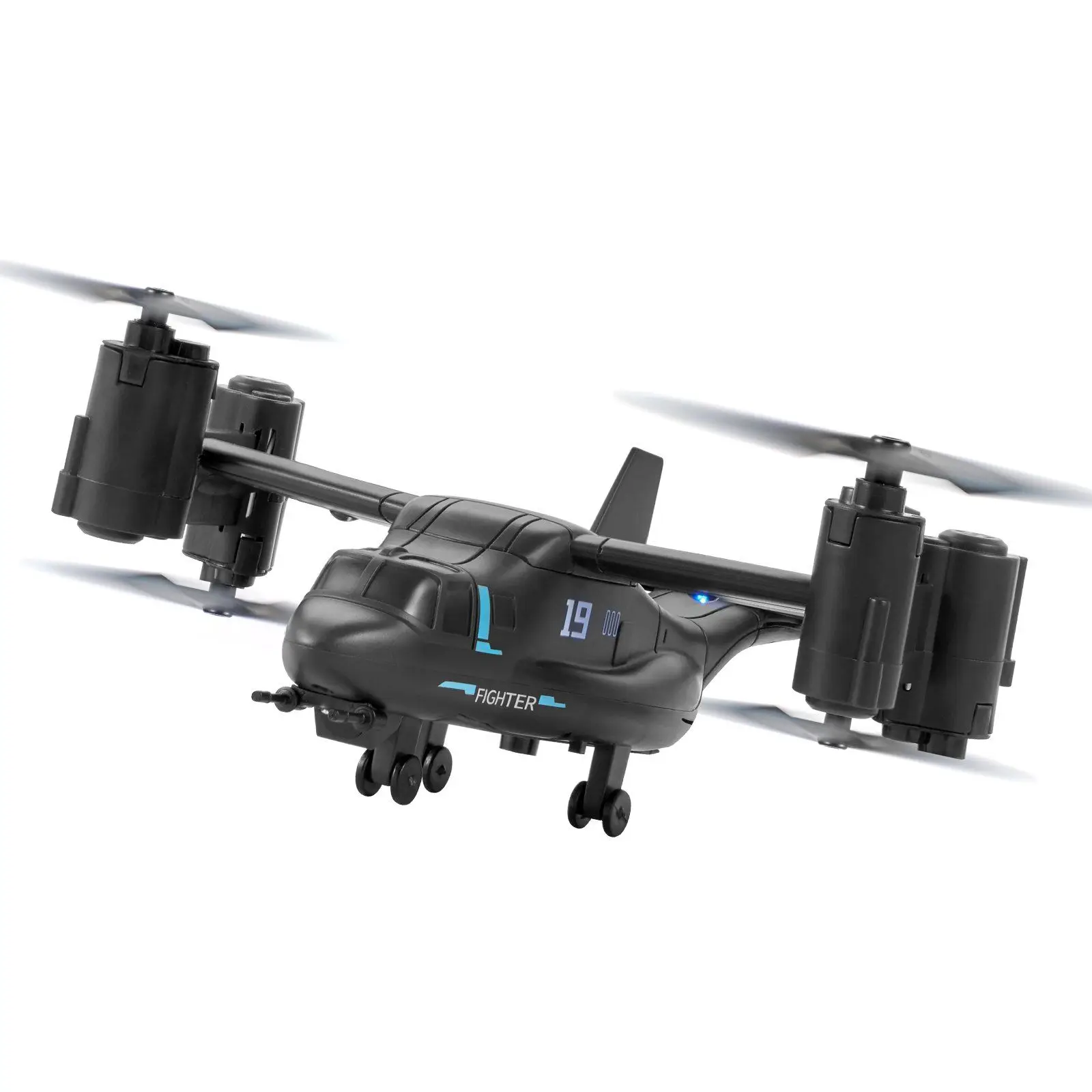 

RC Helicopter 4 Channel Remote Control Aircraft Wing Light Kid Toy Present