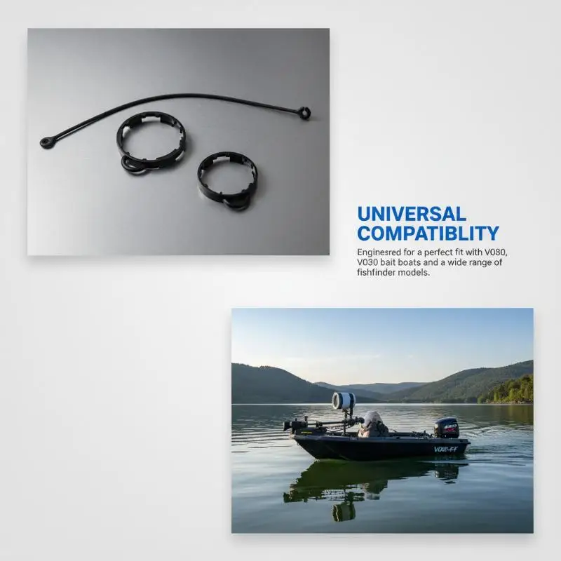 Novo Suporte de Transporte para Sonar de Pesca Sem Fio V030-04 Original Oficial com Corda de Suspensão – Peça de Reposição