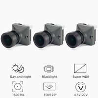 In Stock 1/2/3PCS Caddx Ratel PRO FPV Camera 1500TVL 16:9/4:3 NTSC/PAL FOV125° Blacklight Night Camera For FPV Drone CADDXFPV
