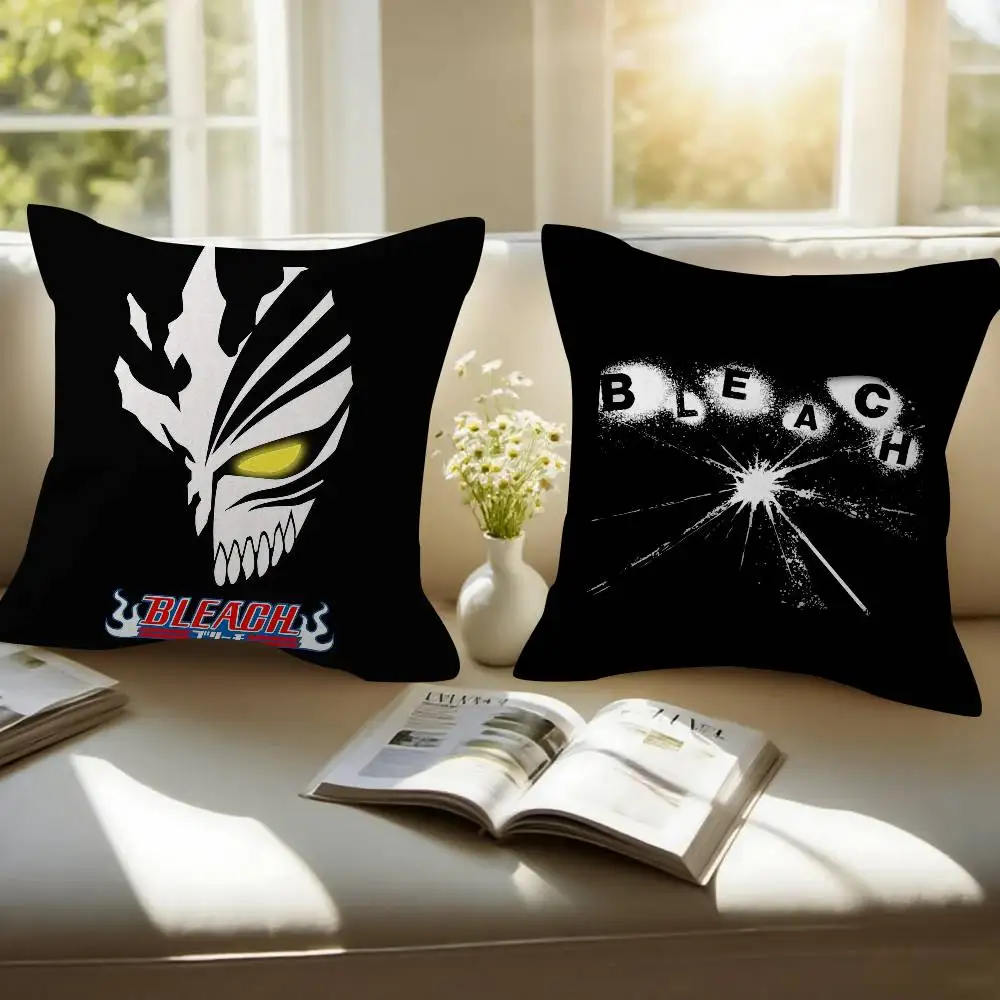Ichigo Kurosaki Toshiro Hitsugaya BLEACH   Pillowcase toon Gift Cushion Cover Bedroom Home Sofa Chair Seat Decor pillow case