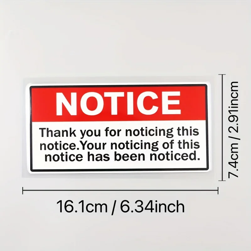 Car sticker Scratch Sticker scar sticker warnings funny tool notification decal PVC car sticker