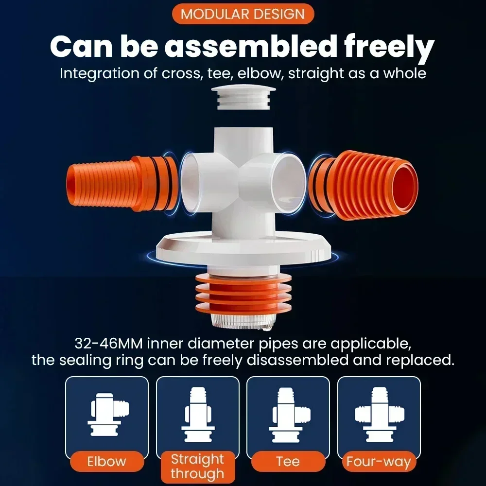 2 в 1, дезодорант-соединитель для труб