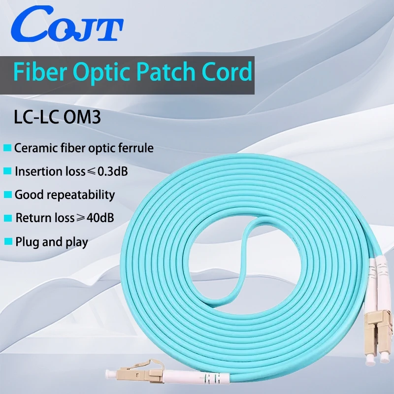 10g Om3 Lc-lc Upc Multimode Duplex 2.0mm Fiber Optic Patch Cord Lc-lc Fiber Optic Patch Cable Fiber Optic Patch Cable