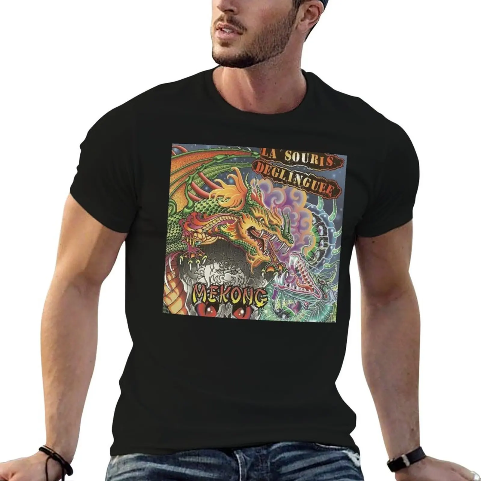 

La Souris Deglinguee - Mekong Album 2005 T-Shirt t shirt personalised man t shirts graphic cotton t shirt pack T-shirt