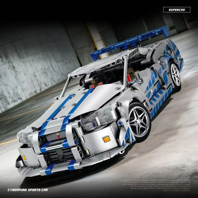 Bausteine für Rennwagen mit neuer Technologie, kreative MOC-Supercar-Bausteine, DIY-Modellbausatz, Geschenke für Teenager, Jungen und Erwachsene