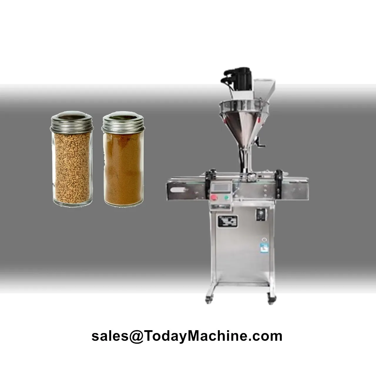 Automatic Spice Cocoa Powder Milk Powder Plastic Bottles Jar Filling Machine