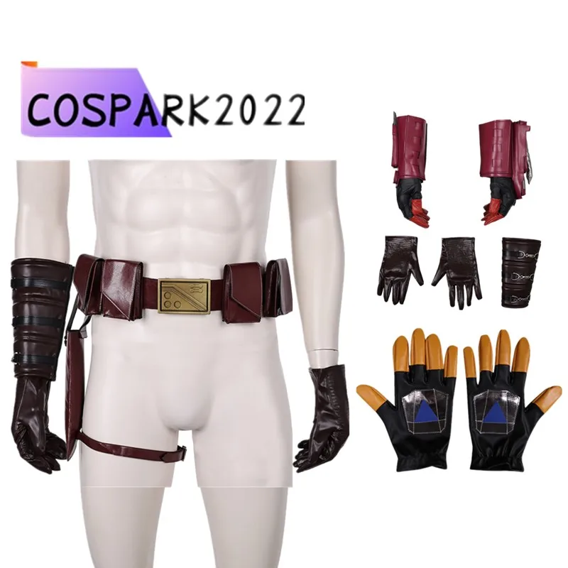 Fantasia Boba Cos Fett Cosplay Men Costume Belt Waistband Male Role Play Props Accessory Halloween Carnival Gloves Costume