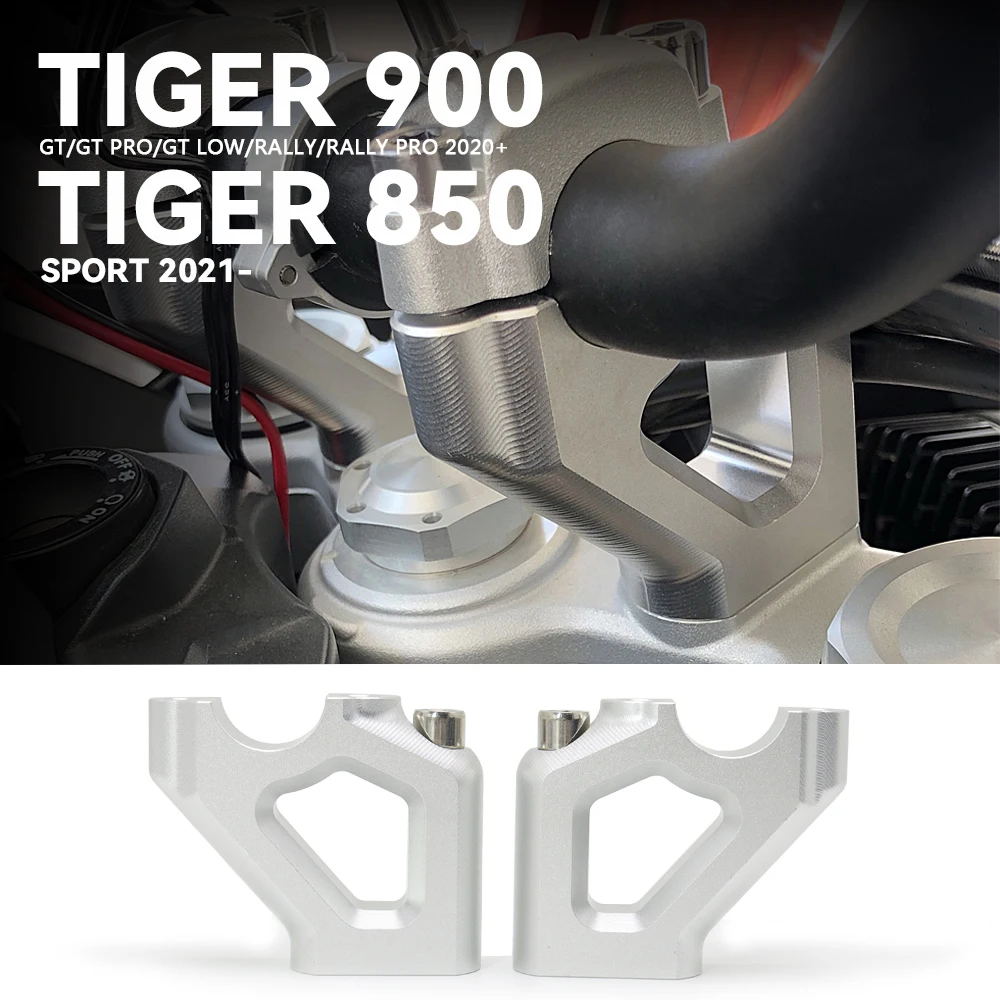 

For 900 GT PRO GT LOW RALLY PRO Motorcycle For 850 Sport New Handle Bar Riser Clamp Extend Handlebar Adapter Mount