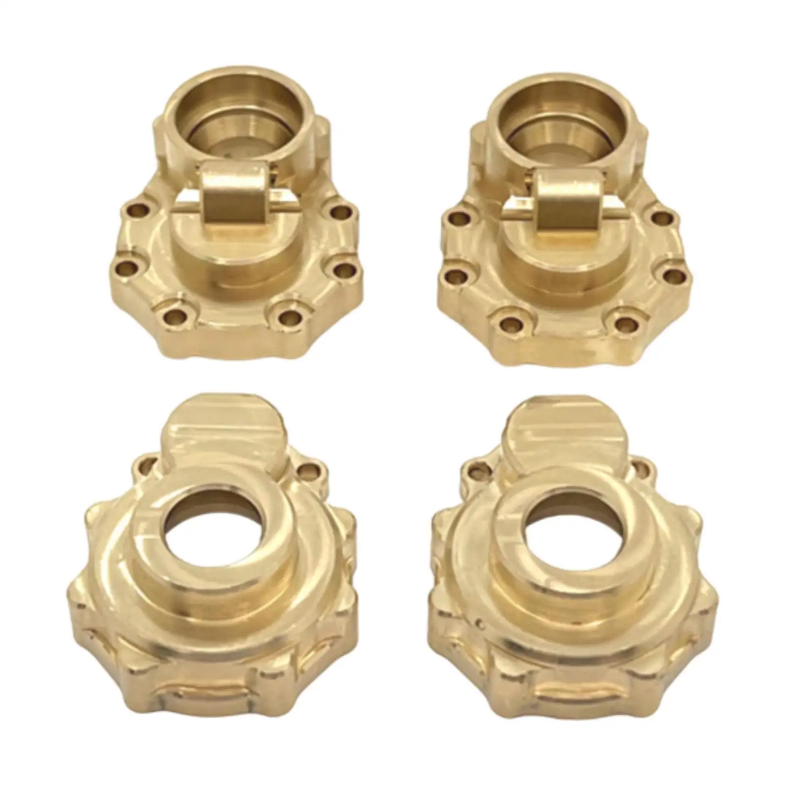 

4Pcs 1/10 Brass Rear Portal Housing Professional for Wltoys 104006 Crawler