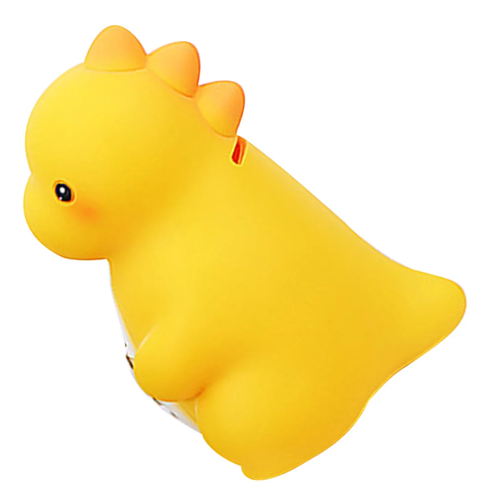 Bonito dinossauro em forma de cofrinho dos desenhos animados caixa de moedas desktop decorativo banco de dinheiro crianças economizando jar aniversário presente de natal
