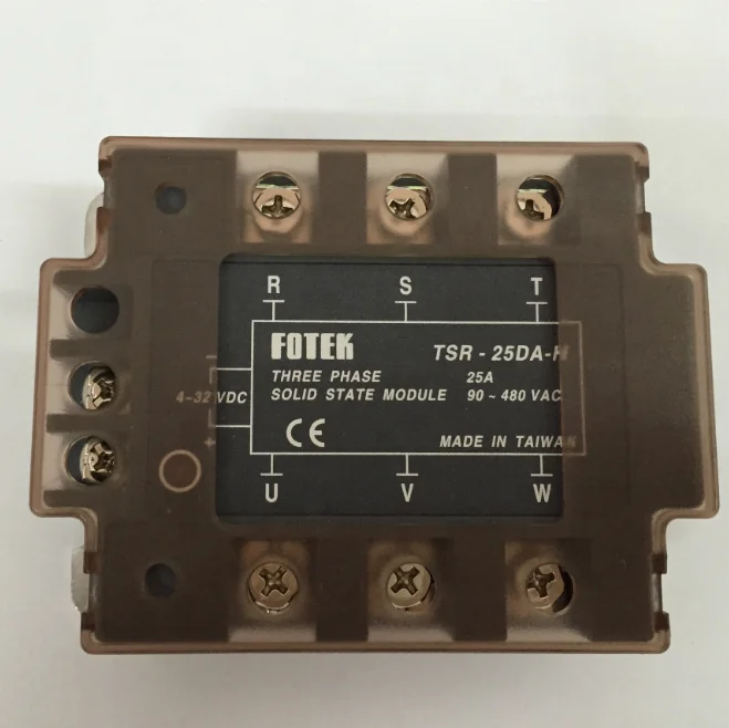 Fotek Three Phase DC to AC Noiseless Solid State Relay TSR-25DA